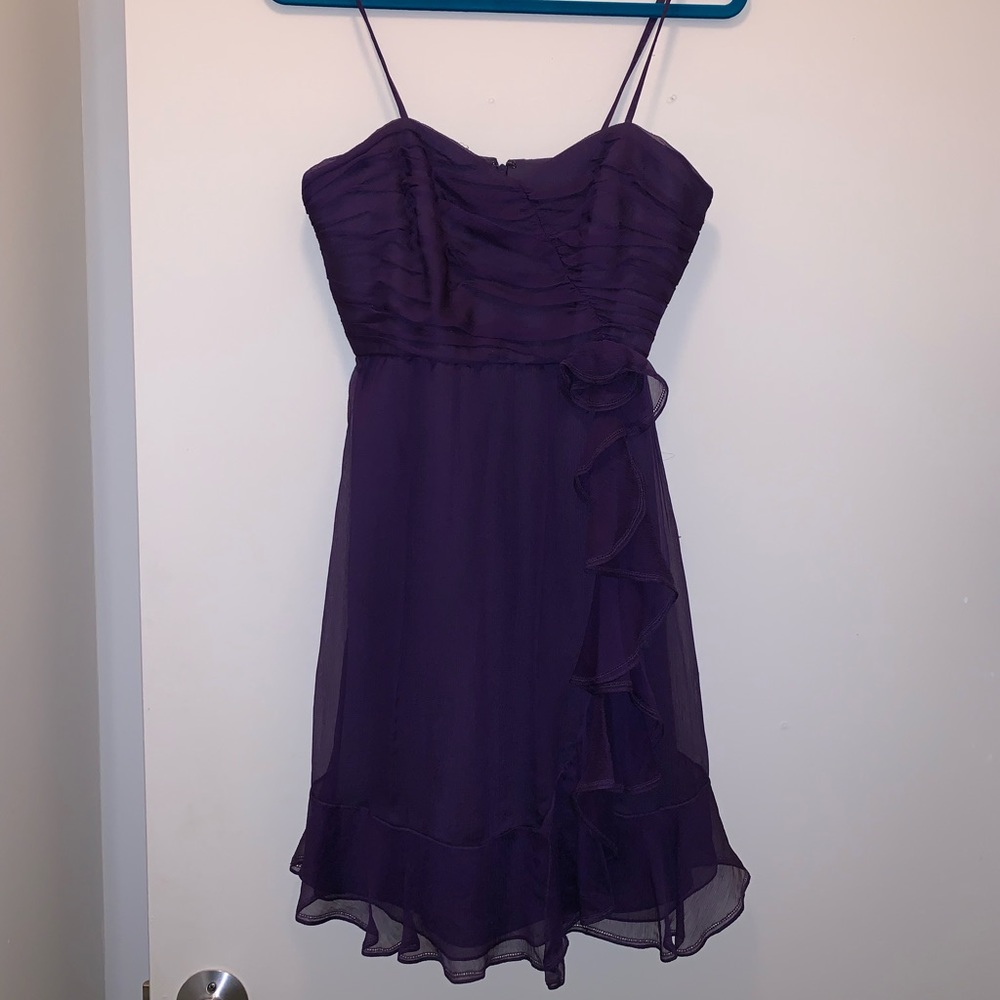 NWT Rebecca Taylor purple dress